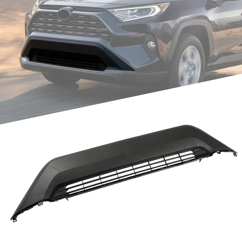 

Front Grille Bumper Lower For Toyota RAV4 2019-2020 Replacement Black Plastic