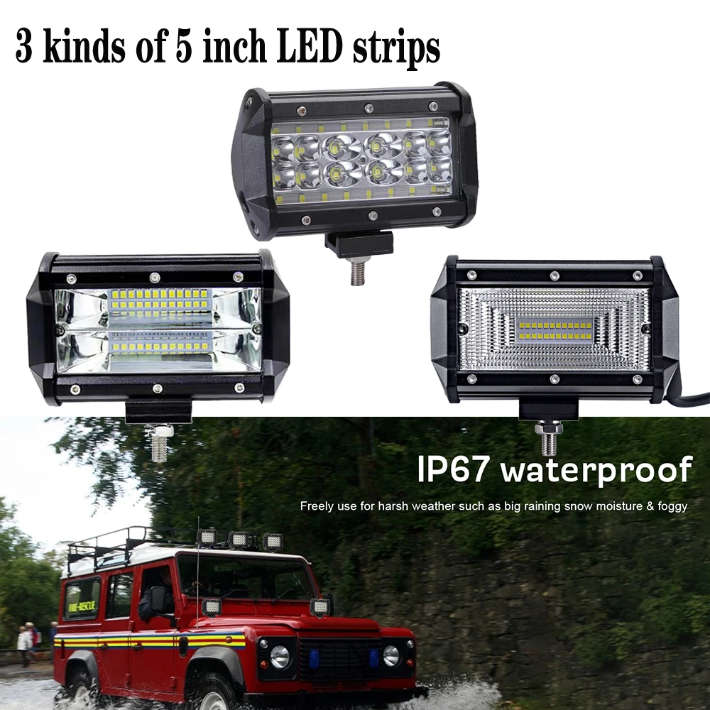 

2022 NEW 240W LED Work Light Bar Super Bright Combo Spot Flood Beam 4x4 Spot 12V 24V LED Headlight For Auto Boats SUV ATV iLight