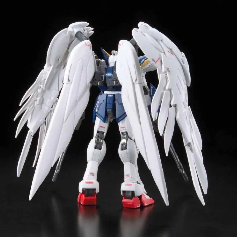 Bandai Originele RG 1/144 17XXXG-00W0 WING GUNDAM NUL EW Anime Action Figure Model Assemblage Speelgoed Collectible Model Ornamenten