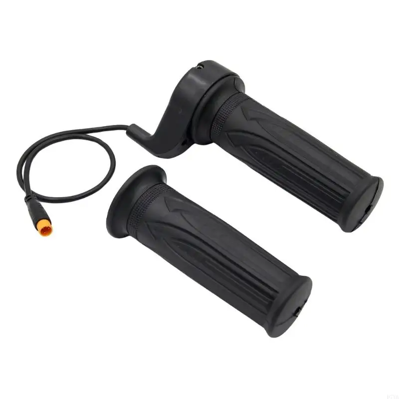 Throttle Accelerator Handle Part for 12V-72V Electric Scooter, Twist Speed Grip with Wiring Textured Nonslip D7YA