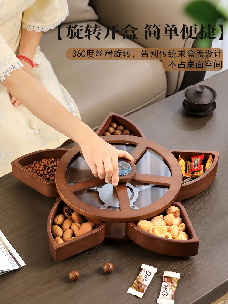 high-end dried fruit box, living room household tea table and fruit plate, high-end storage box, exquisite and high-value