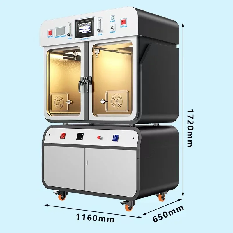 Smart Vet Veterinary Instrument Hospital ICU Puppy Incubator With Double Pad Movable ICU Chamber