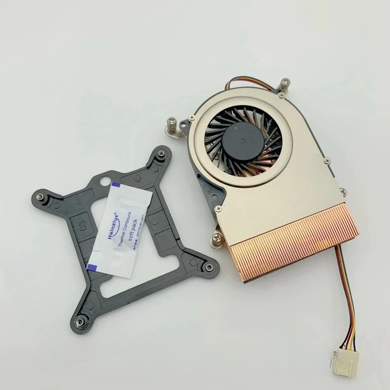 Ultra-thin copper tube all-in-one machine CPU heat sink 1200 115X Industrial control computer HTPC Turbine side-blown PWM fan