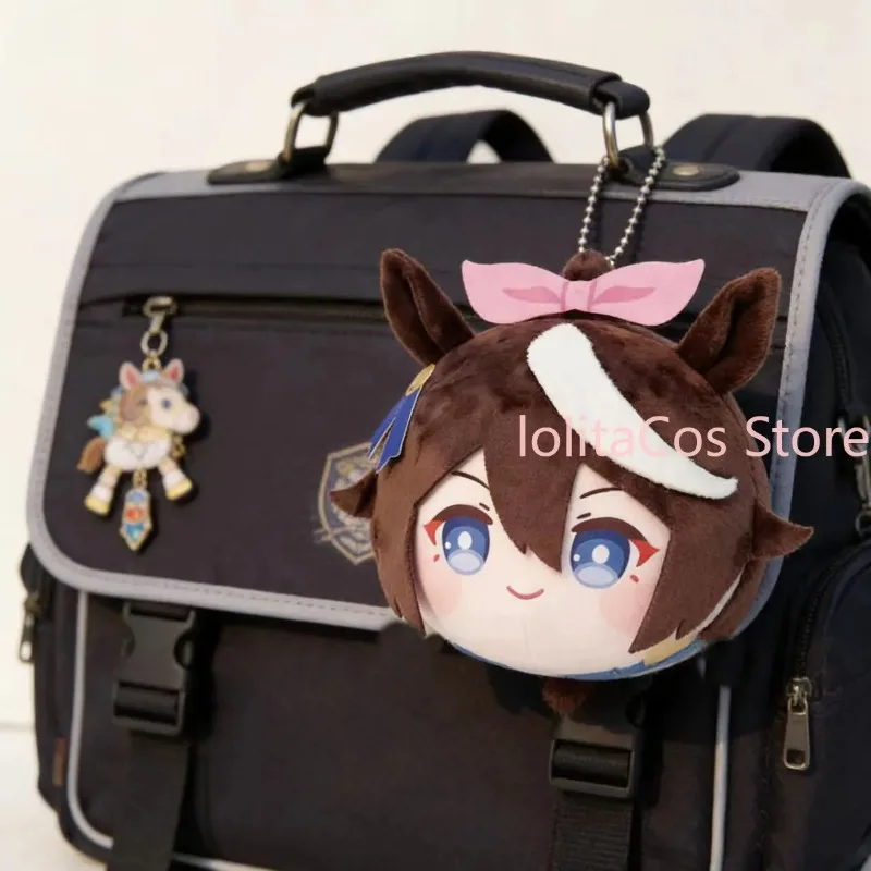 10cm Uma Musume Oguri Cap Tokai Teio Plush Doll Cute Cotton Ball Keychain Anime Bag Charm Pendant Cosplay Girl Gift Birthday
