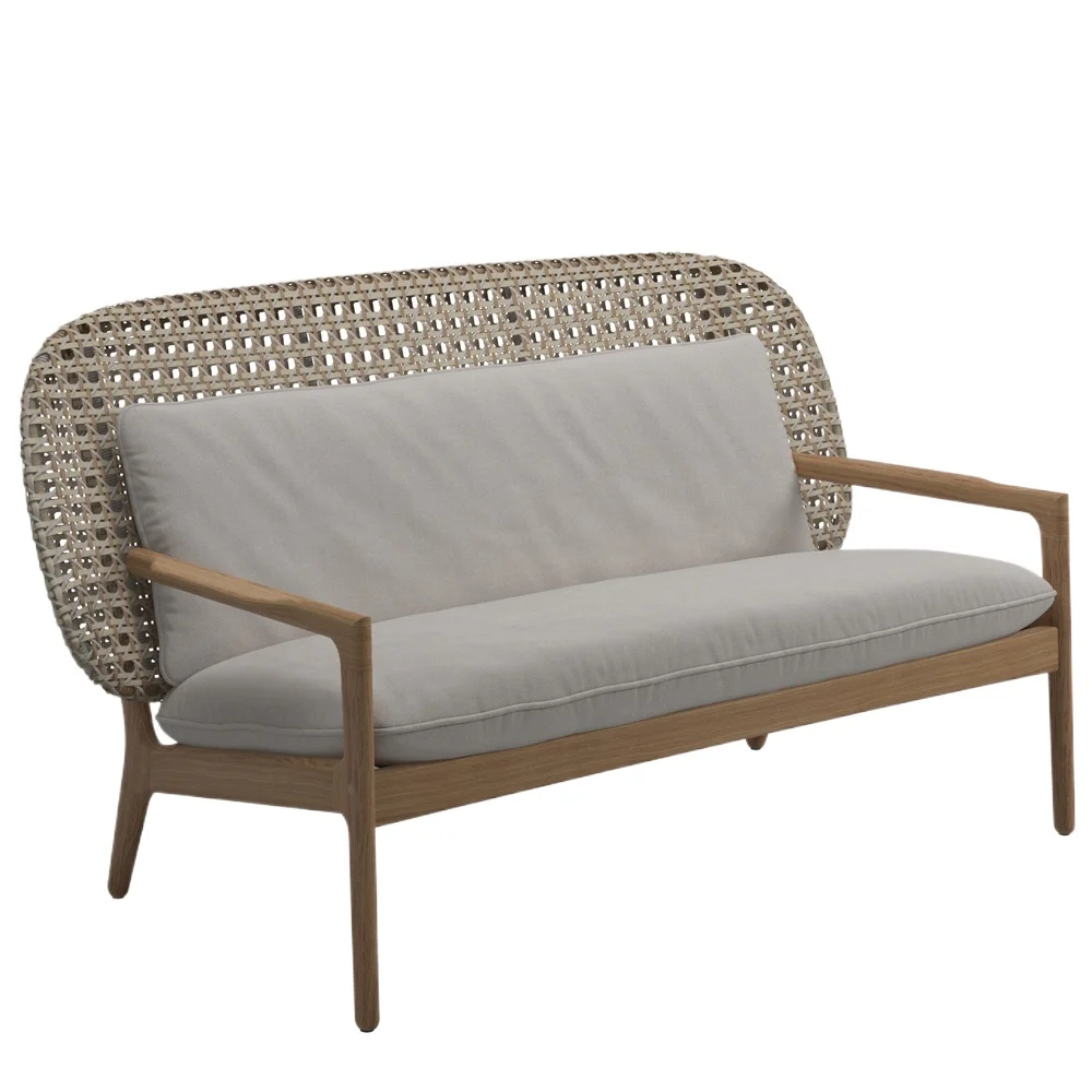 

1 Leisure Outdoor Teak Sofa Rattan Hotel Villa Resort Garden Villa Modern Nordic Furniture outdoor furniture