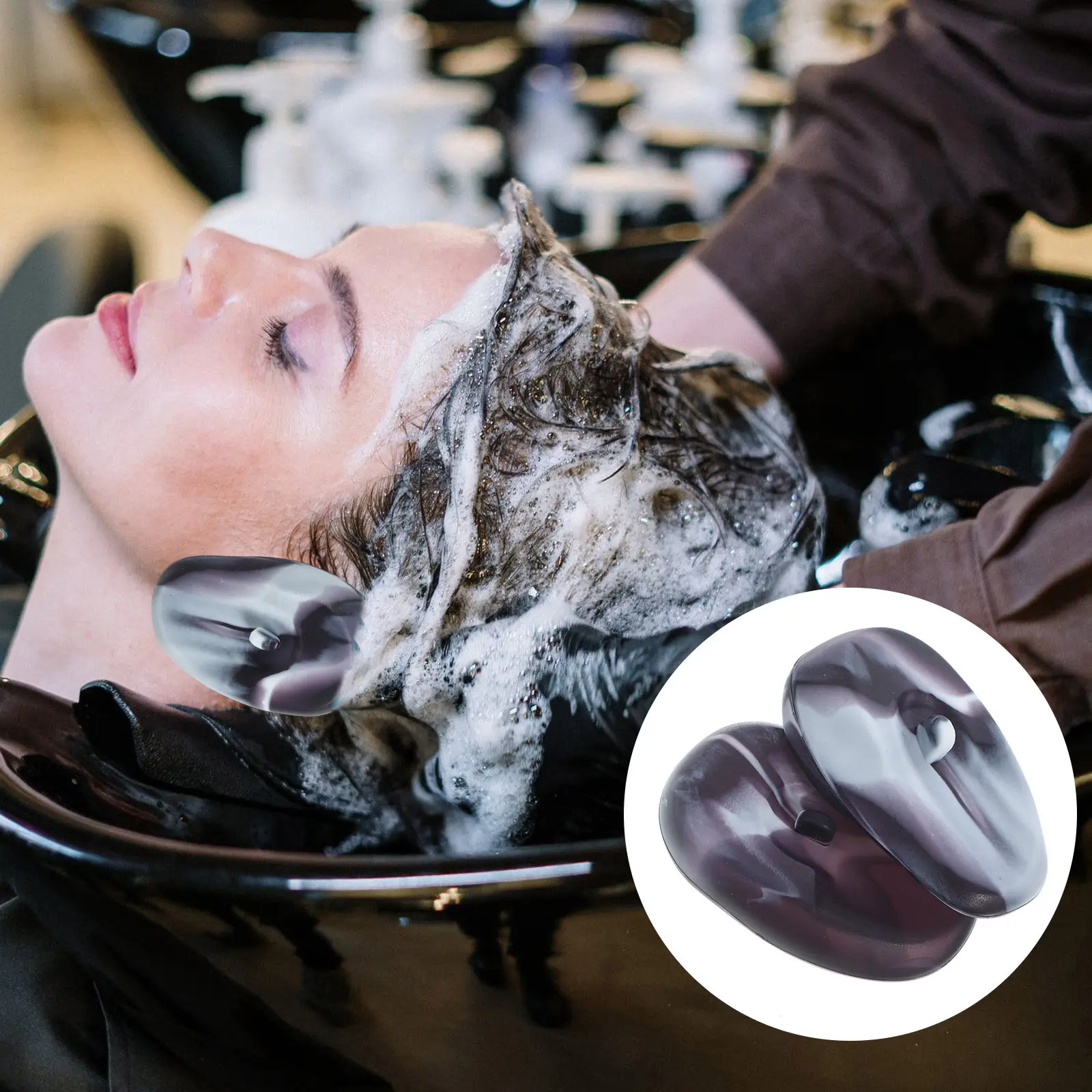 1Pair Silicone Hair Dye Ear Covers Waterproof Reusable Ear Protectors for Hair Coloring Perm Washing Salon Barber Heat