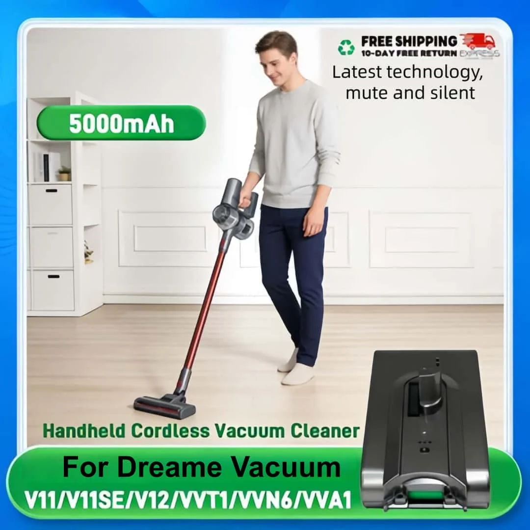 

Suitable for Dreame 25.2V 5000mAh V11, V11SE, V12, VVT1, VVN6, VVA1, V12Pro handheld vacuum cleaner battery packs