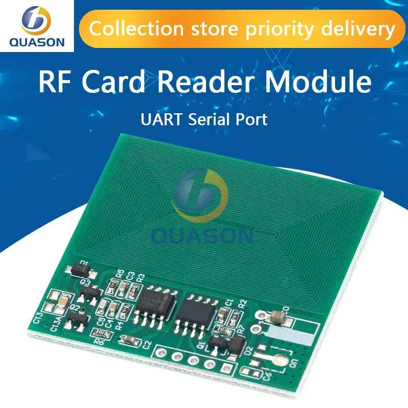 RFID built-in antenna RF card reader 125kHz card reader UART serial port output exceeds rdm6300