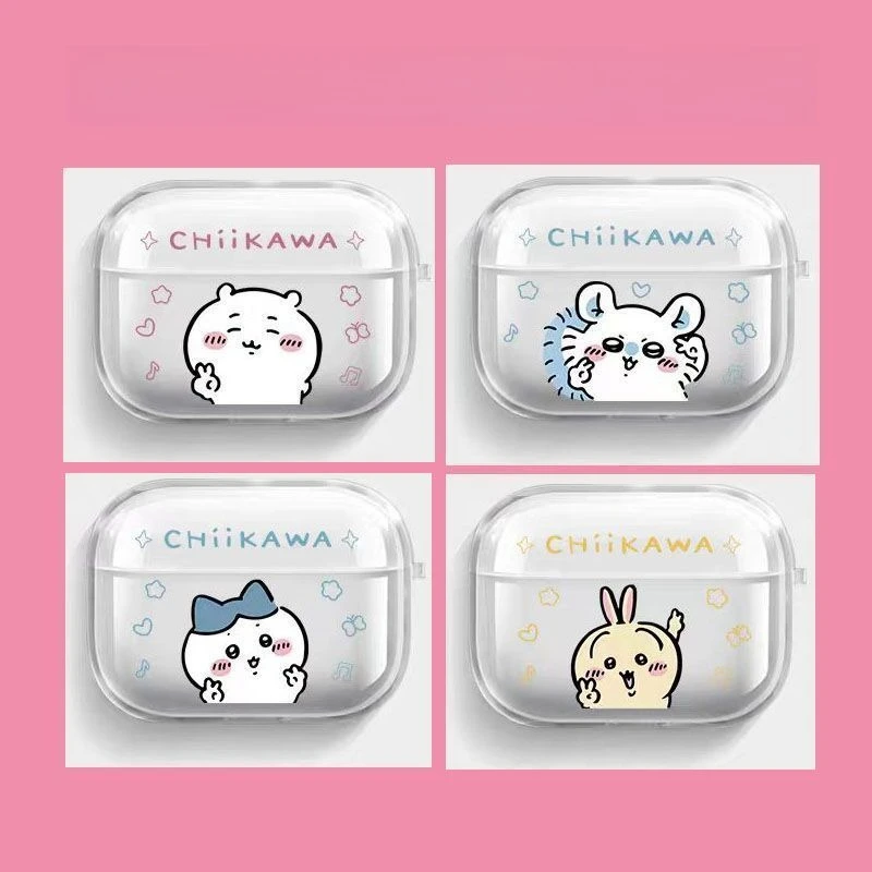 Cartoon Kawaii Applicable To Apple Headphone Case Ultra-thin Feels Good To The Touch Seamless Fit Effective Protection Chiikawa