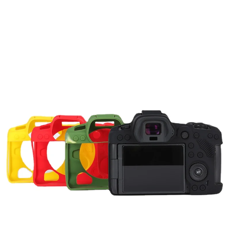 R5 Silicone DSLR Camera Body Case Protective Skin Cover Bag for Canon EOS R5 Digital Cameras