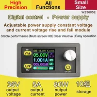 WZ3605E DC DC Buck Boost Converter CC CV 36V 5A Power Module Adjustable Regulated laboratory power supply Voltmeter ammeter