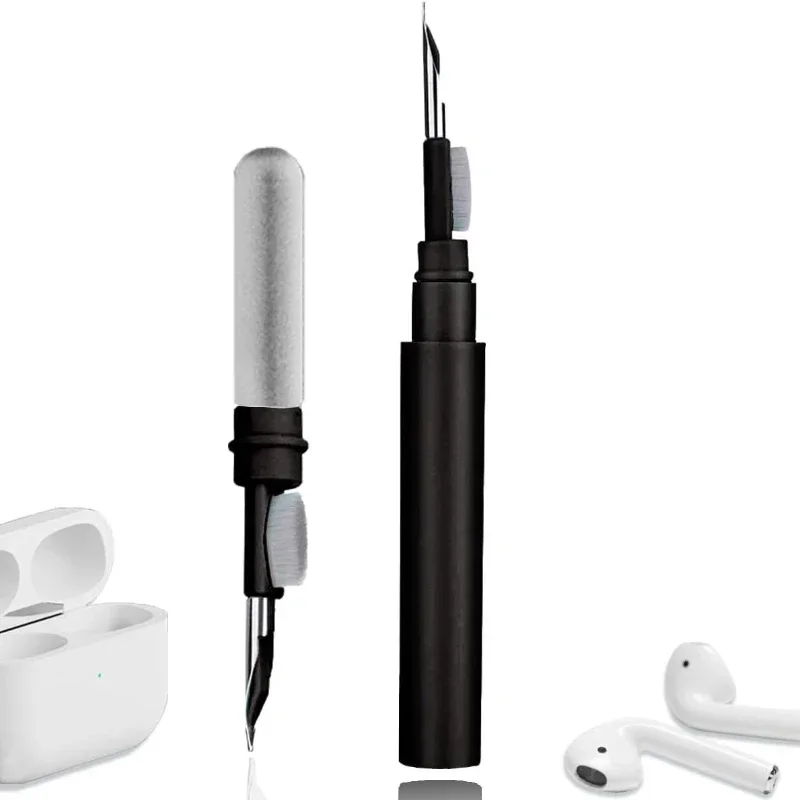 Multi-Function Bluetooth Earphones Cleaner Kit Clean Brush Pen for Airpods Pro 3 2 1 Cleaning Tool with Brush Flocking Sponge