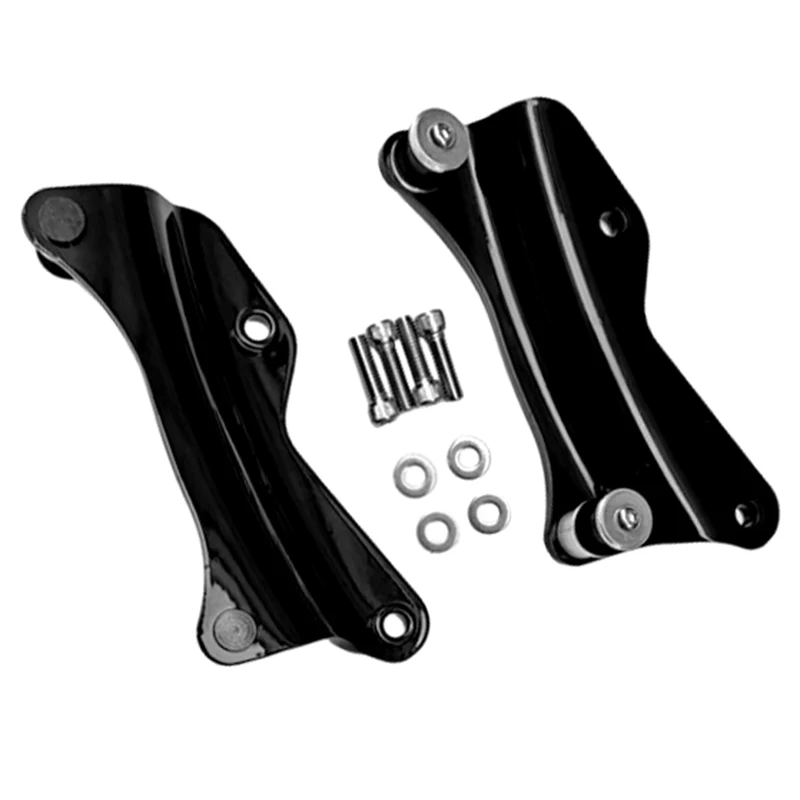 HCMT Black 4 Point Docking Hardware Kit Compatible for Harley Touring Street Glide Electra Glide Road King Road Glide 2014-2024