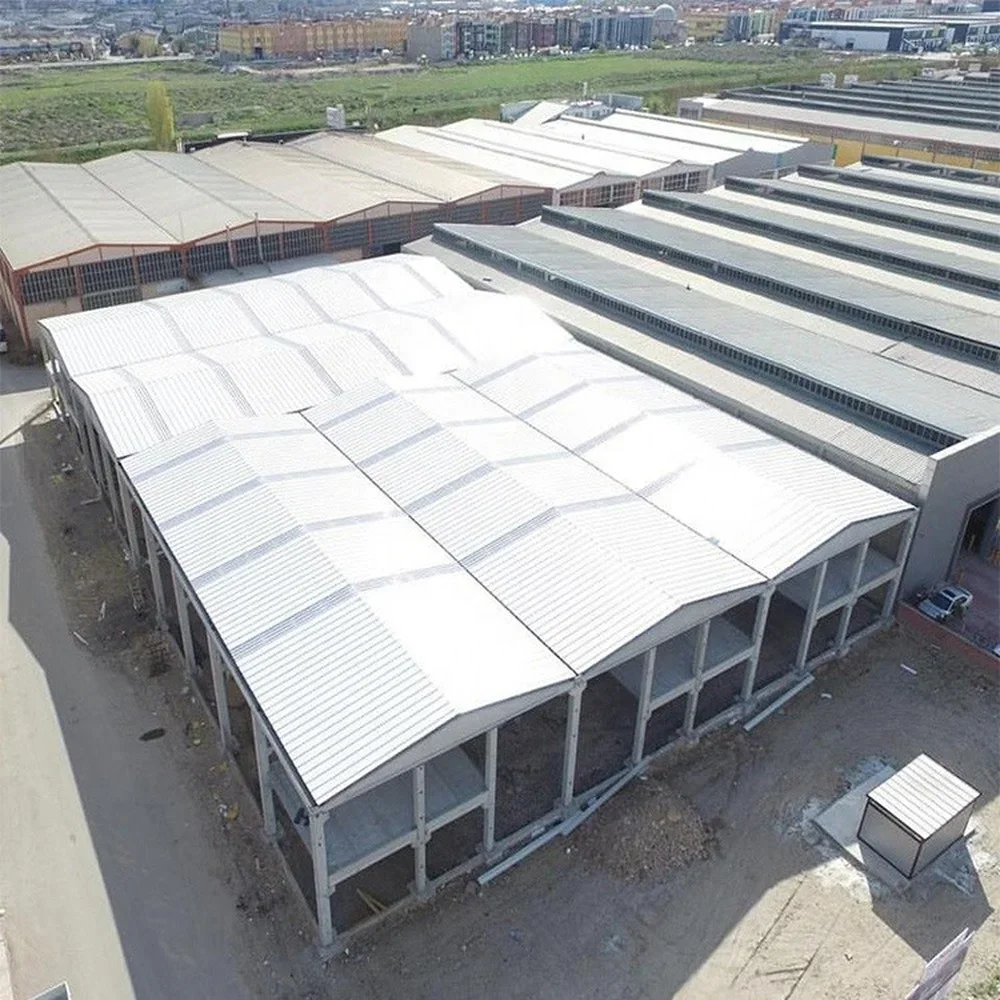 Easy Assemble Prefab Steel Structure Workshop With Sandwich Panel