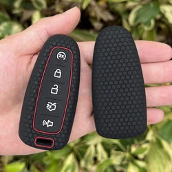 5 Buttons Silicone Car Key Cover Case for Ford MKS MKT MKX Taurus Lincoln Mustang Escape Explorer Edge Flex Focus TaurusLincoln