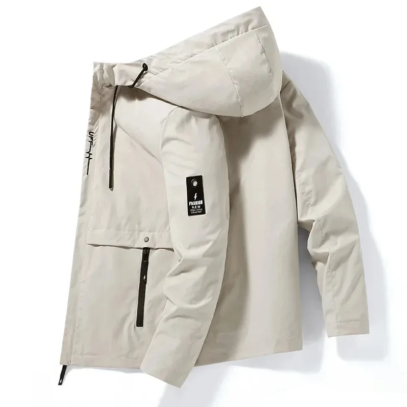 2024 Hot selling Jackets Spring and Autumn New Men\'s Windproof Cycling Zipper Casual Work Fashion Outdoor Adventure Jack