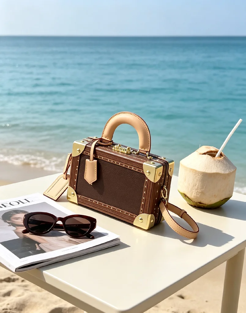 All‑weather Designer Style Female Handbag Anti‑water PU Leather Shoulder Bag Detachable Crossbody Strap Crossbody Bag Practical Top‑handle Satchel Bag Multi‑compartment For Daily Outdoor Work Travel Shopping Rainy Day Use For All‑scene Ladies
