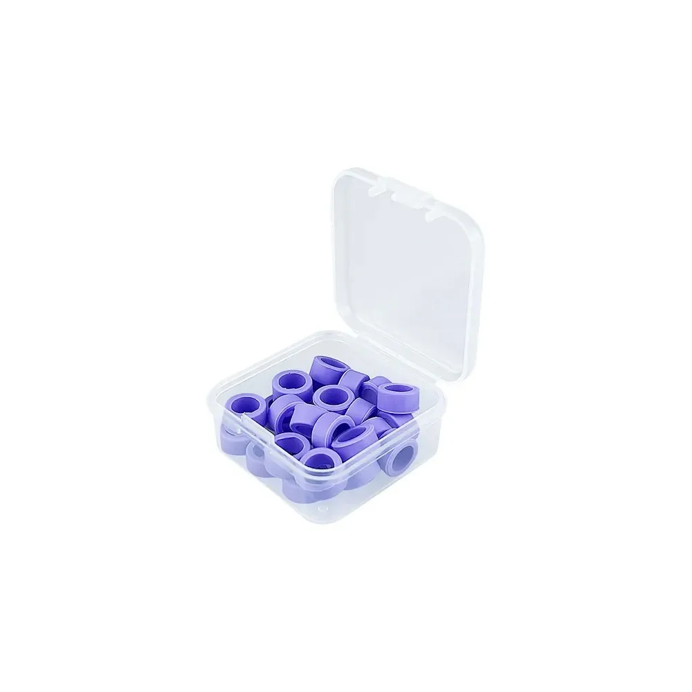 20Pcs Silicone Dental Instrument Color Code Rings