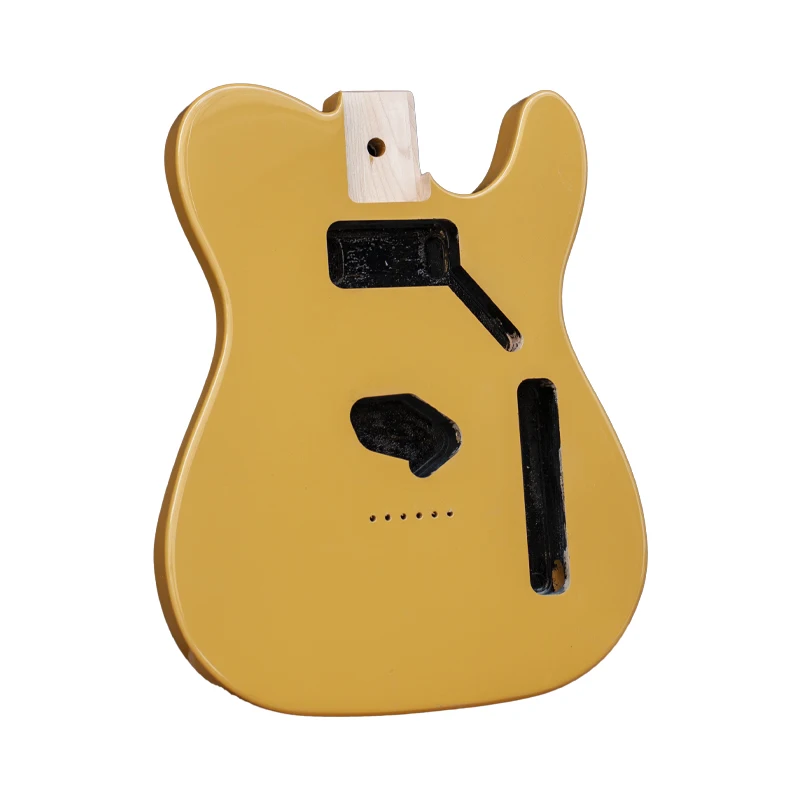 Alder TL Guitar Body Glossy Butter Yellow Telecaster Electric Guitar Part Components DIY