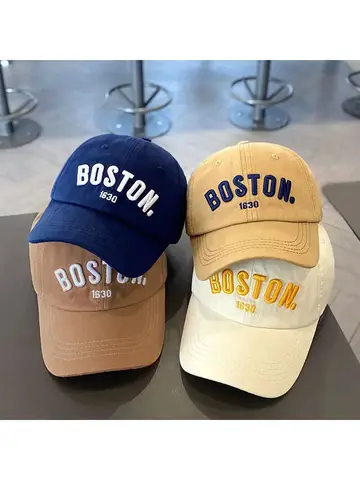 Solid Letter Kids Baseball Cap Embroidery Children Girls Boys Sun Hat Spring Summer Outdoor Adjustable Visor Baby Cap