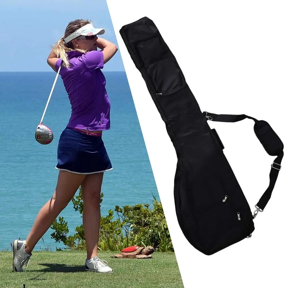 

Foldable Golf Sunday Bag Waterproof High-capacity Golf Club Bag Adjustable shoulder strap Durable Golf Training Case Gift