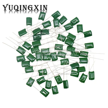 50pcs Polyester film capacitor 100V 1nF 1.5nF 2.2nF 100nF 2A471J 2A102J 2A152J 2A222J 2A392J 2A332J 2A472J 2A103J 2A473J 2A104J