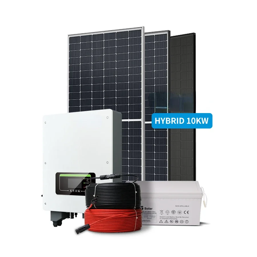 10kw Hybrid Solar System Complete Solar Energy System For Homeuse with 25years Warranty