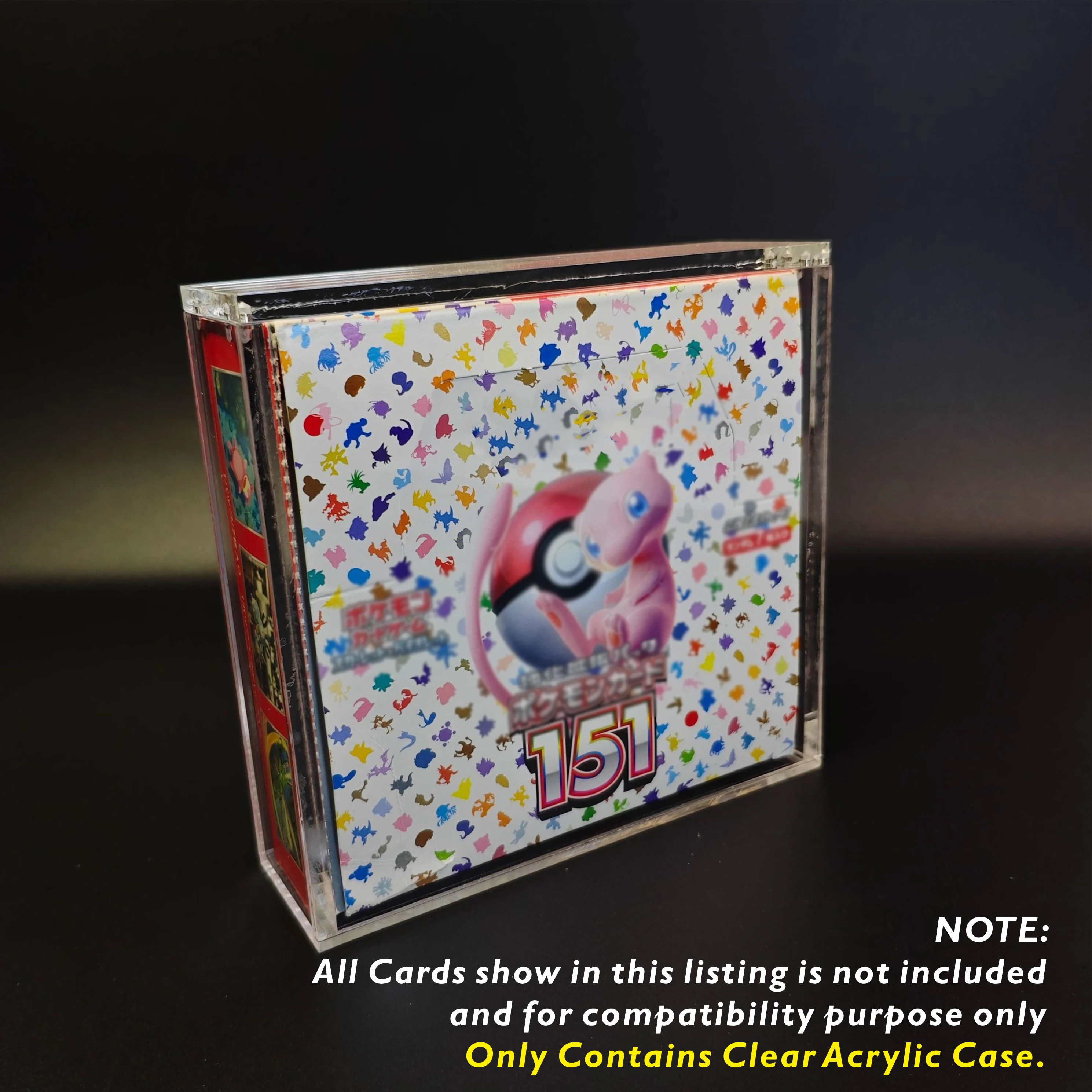 حافظة عرض مغناطيسية من الأكريليك لصندوق معزز ياباني 5 مم حافظات عرض شفافة للمقتنيات