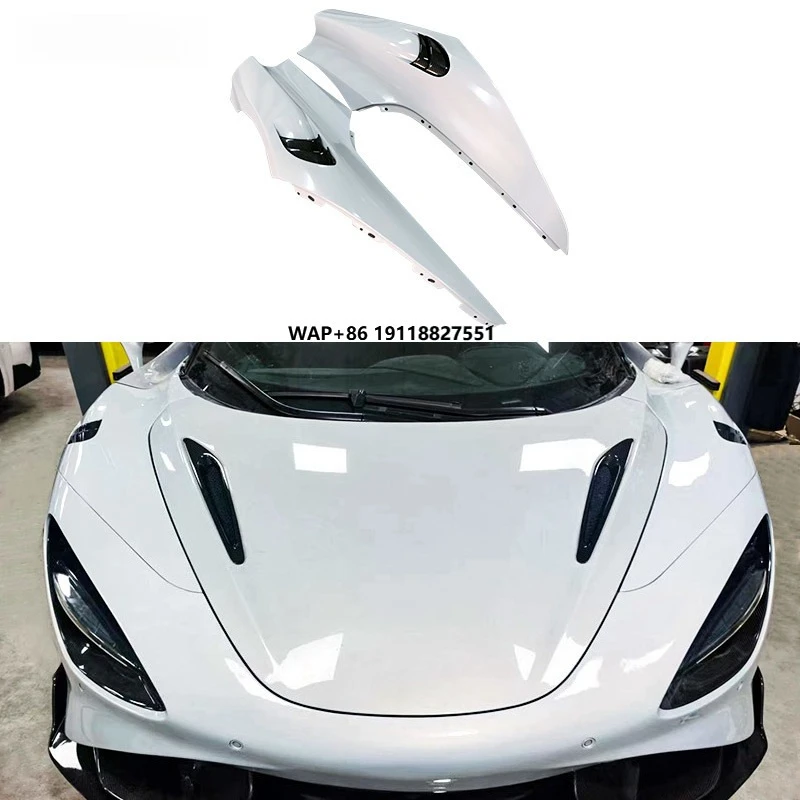 

The High Quality Factory-price Dry Carbon Fiber 765LT Style Front Fenders for the McLaren 720S Have an Excellent Fit