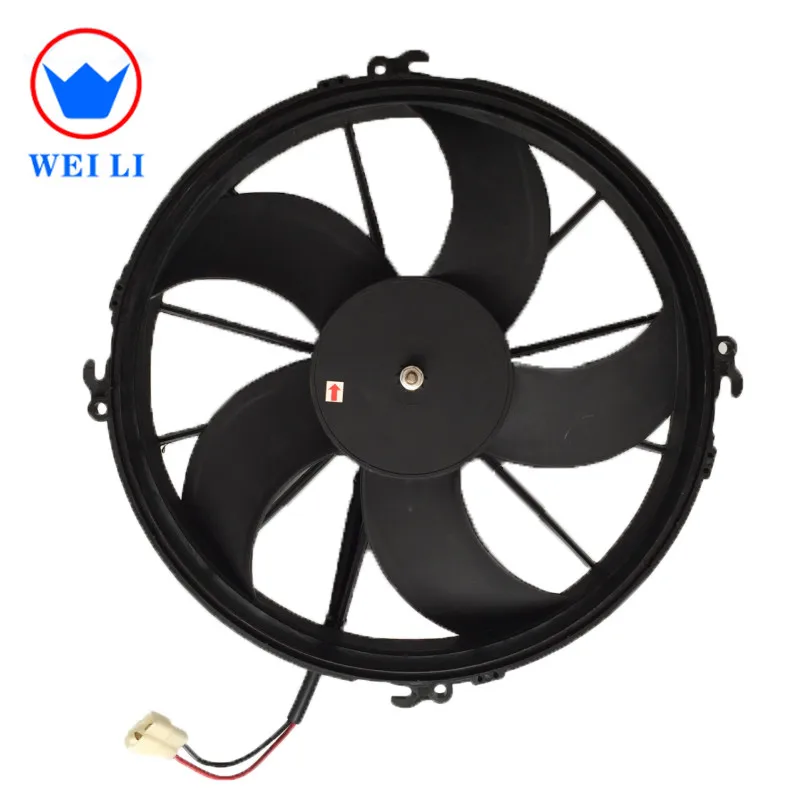 High Durability WL Brand ISO/Ts16946 Certified Condenser Axial Fan 12inch 12V/24V LNF2201Q5
