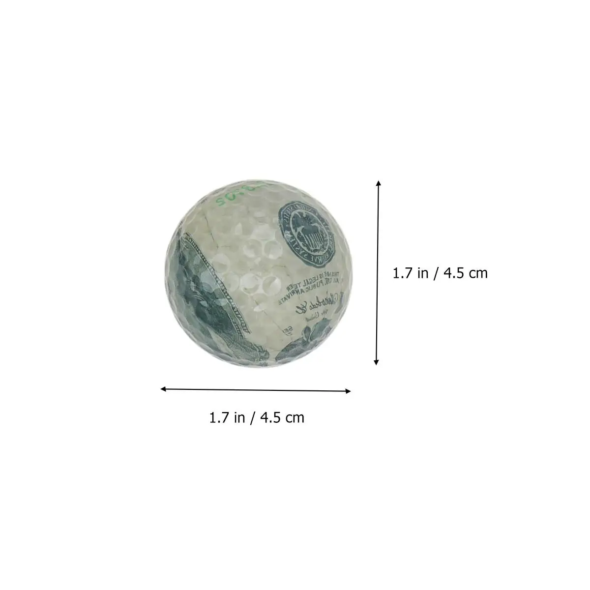 Crystal Ball Sticker for Long Distance 2 Layers Practice Balls Beginners Training
