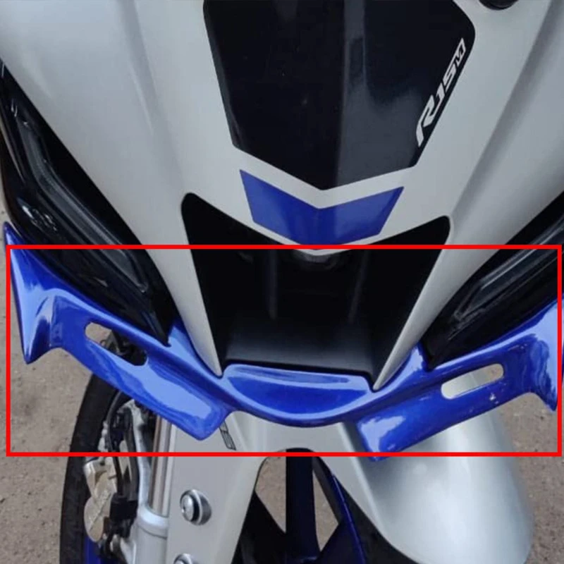 

For Yamaha R15 V4 2021-2024 Modified Front Bird's Beak Wind-Fixing Wing Air Intake Wing Shark Fin, Accesorios Para Moto