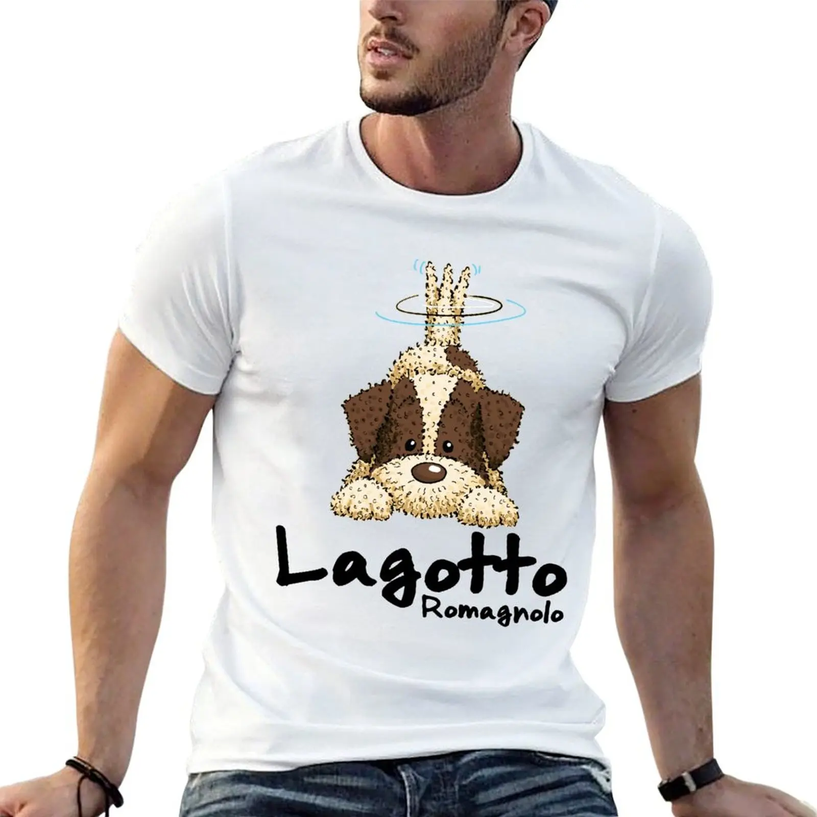 Lagotto Romagnolo T-Shirt Graphic Print Short Sleeve T-Shirt