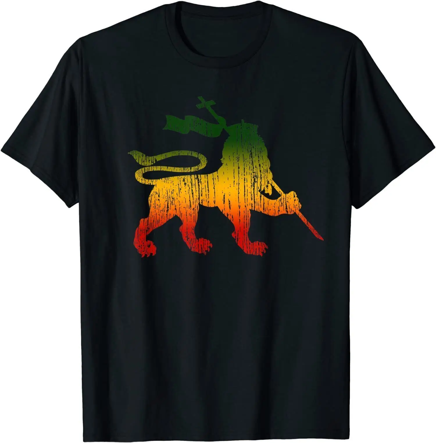 NEW LIMITED Lion Of Tribe Of Judah Shirt Rastafari Rasta Reggae Jamaican Shirt