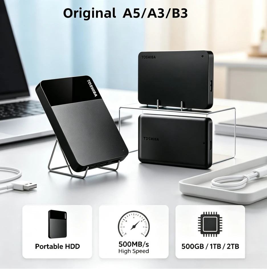 Original A5/A3/T0 HDD 2.5'  Portable External Hard Drive 2tb/1tb/500gb USB3.0 Disk Memory for PC Desktop/Laptop/Mac/Xbox/PS4/TV