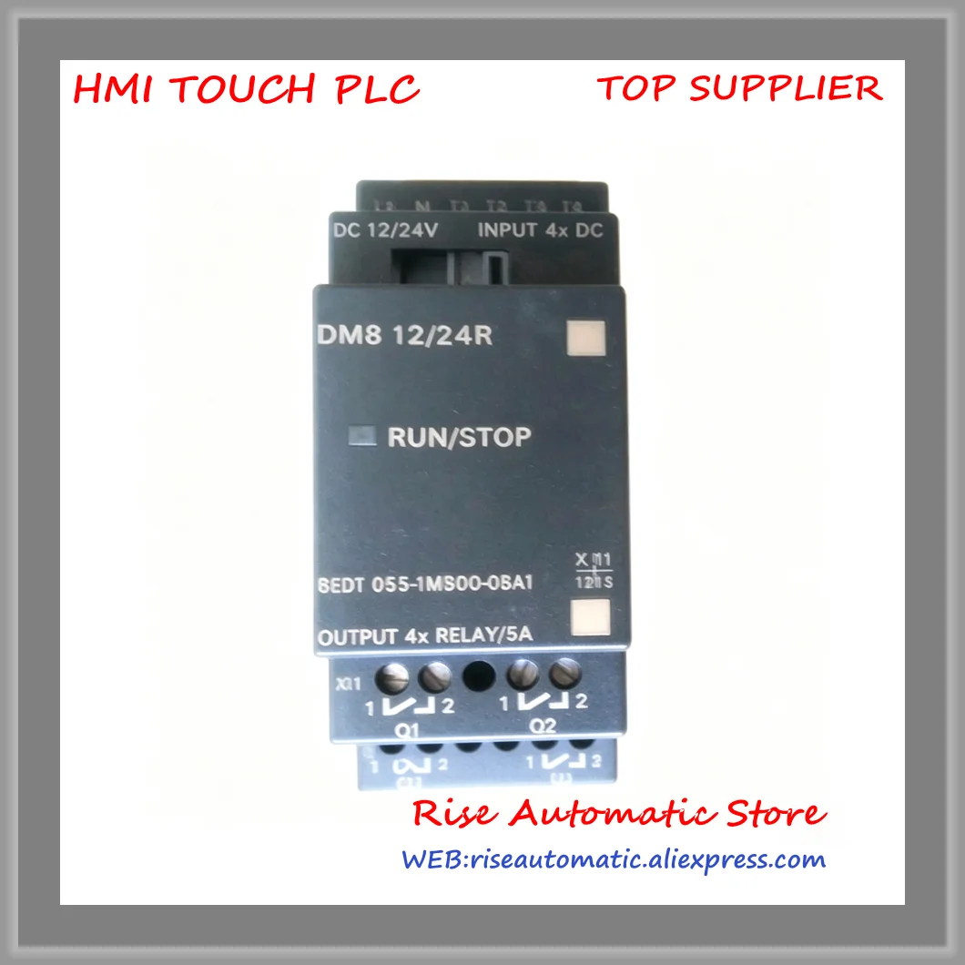 Original 6ED1055-1MB00-0BA1 LOGO! DM8 12/24R Expansion Module 4 DI/4 DO 6ED1 055-1MB00-0BA1 6ED10551MB000BA1