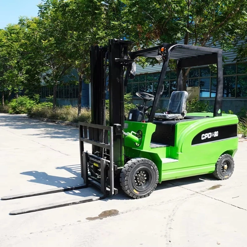 Electric Forklift 2 Ton Triple Mast Reach Truck For High Shelf Warehouse To Stack Pallets Precisely With Advanced Control