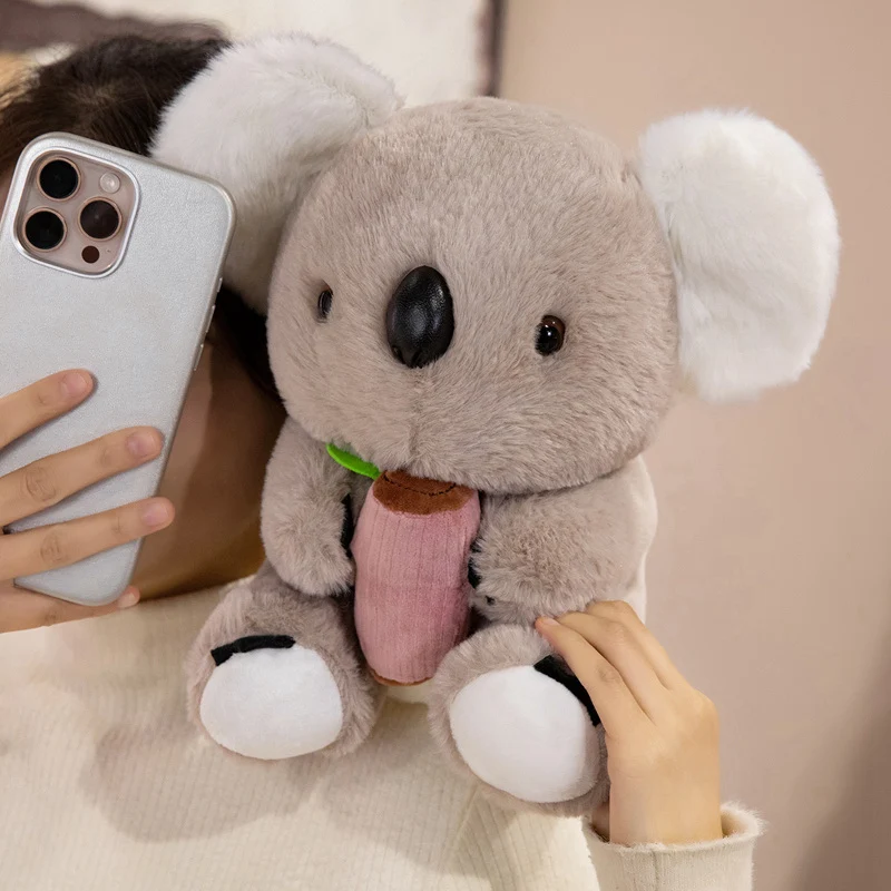 새로운 20cm 큐어 코알라 봉제 인형 부드러운 동물 홈 장식 크리스마스 선물 어린이 생일 선물 동반자 선물