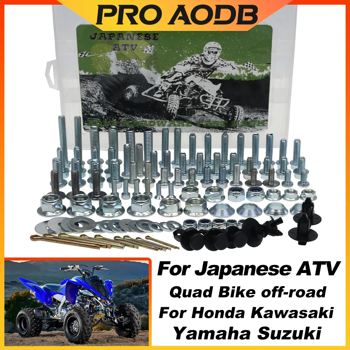 

For OFF-ROAD Motocross Hardware screw Bolt Full Fastener Kit Motorcycle Quad Bike off-road ATV Repair rescue vehicles Bolt kit