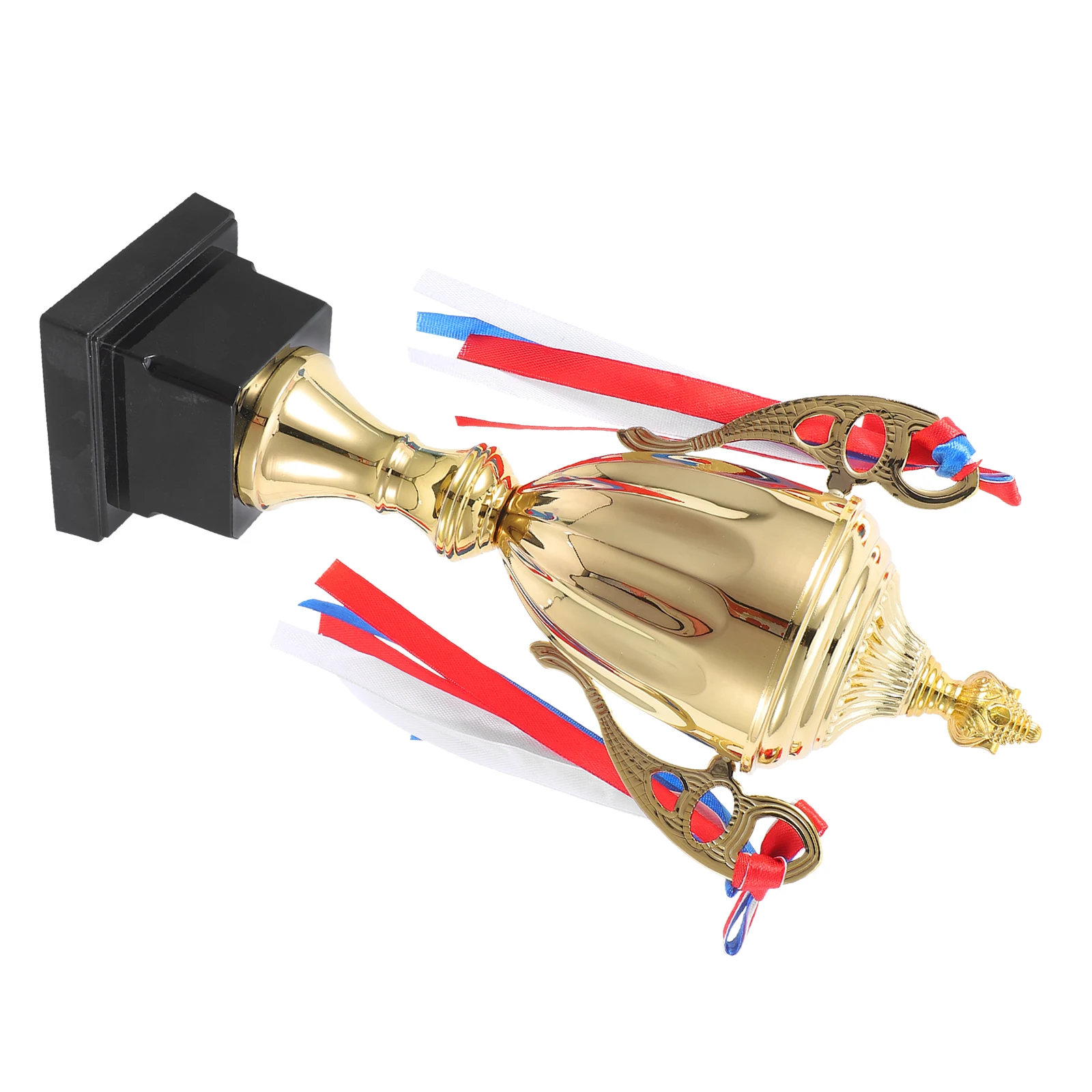 

Gold Plastic Trophy 28.5Cm Winner Award Cup For Sports Competitions Soccer Rugby Football Basketball Running Kids Prizes Office