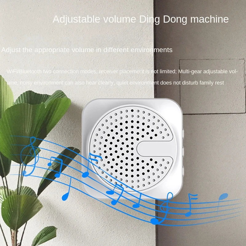 A16R-Smart Wireless Remote Video Doorbell With Chime,Home Intercom HD Night Vision Wifi Security Doorbell, Smart Doorbell Cam