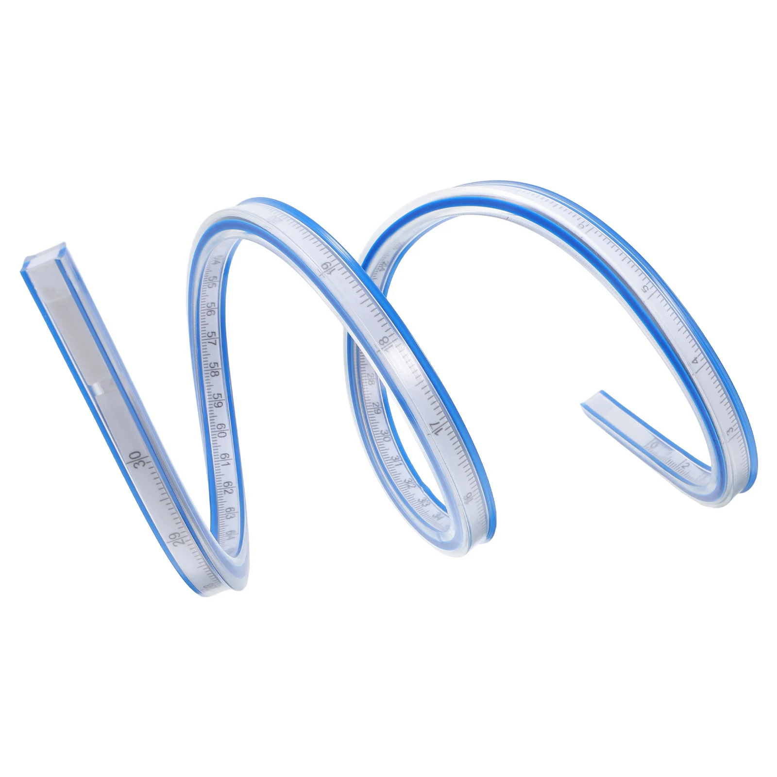 Flexible Curve 60Cm Multi-Function Snake Shape Measuring Tool For Sewing Drafting Pattern Grading Crafts Bust Ruler Hemming