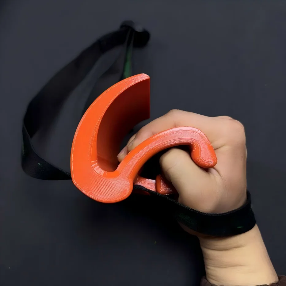 Upgraded 3D Print Arm Wrestling Grip Curved Wrist Strength Training Brace Biomimetic Pronation Gripper for Gym Fitness