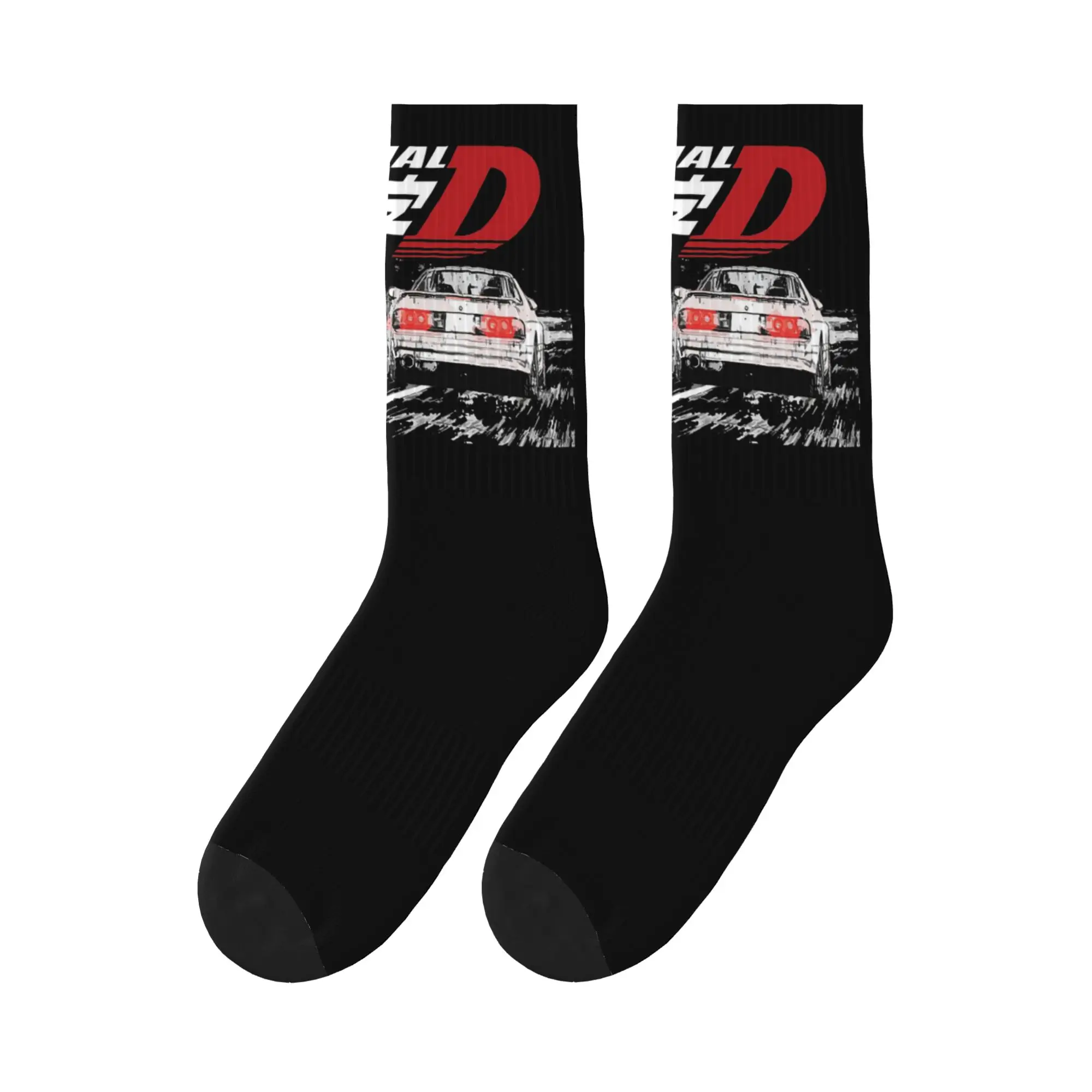 

Initial D - Mountain Drift Racing Tandem Takahashi Sports Socks High Quality Stockings All Season Long Socks for Unisex Gifts