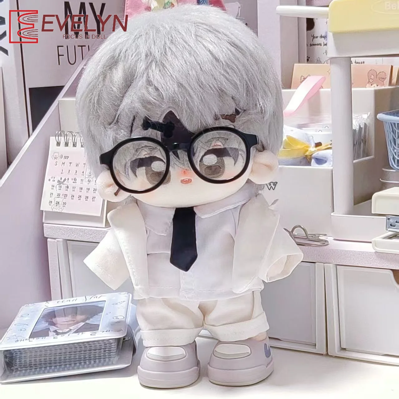 Evelyn 20CM Cotton Doll Clothes Outfit Cute Shirt Pants Accessories Replaceable Clothes Kawaii Clothing Gift