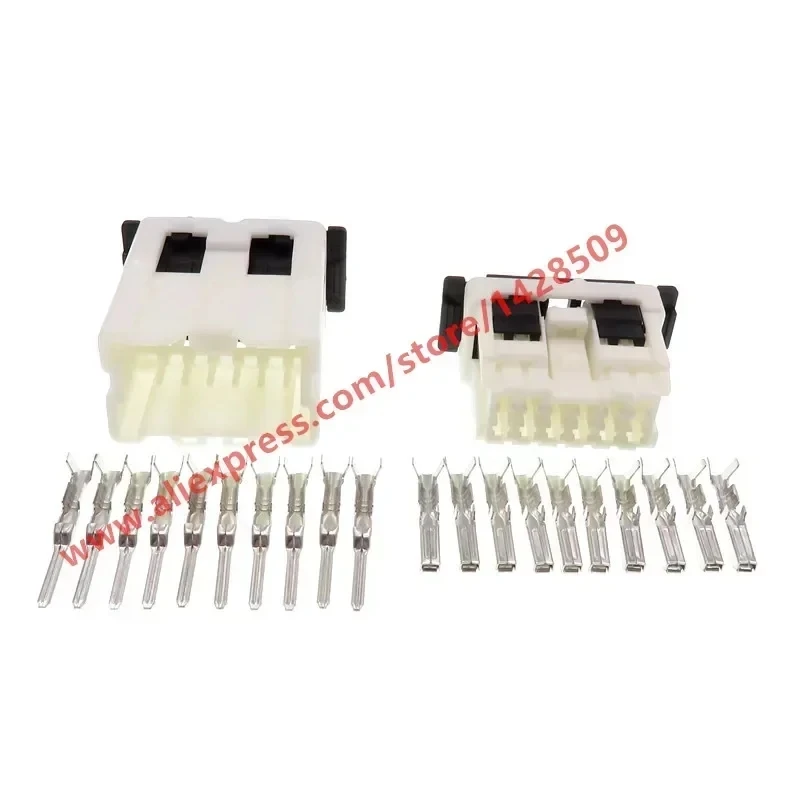 1 Pcs 10 Pin  Male Female Automotive Electrical Wire Harness Connector 7223-6717 7222-6717