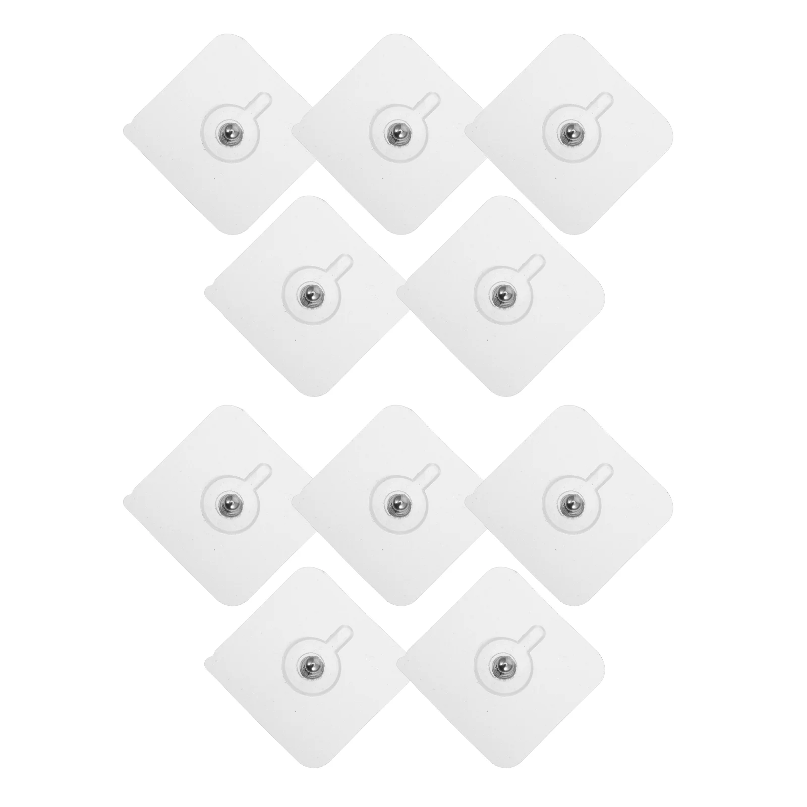 10 Pcs Nail Free Hook Towel Adhesive Hooks Ceiling Garland Hanger Heavy Duty Acrylic Wall Picture Hanging