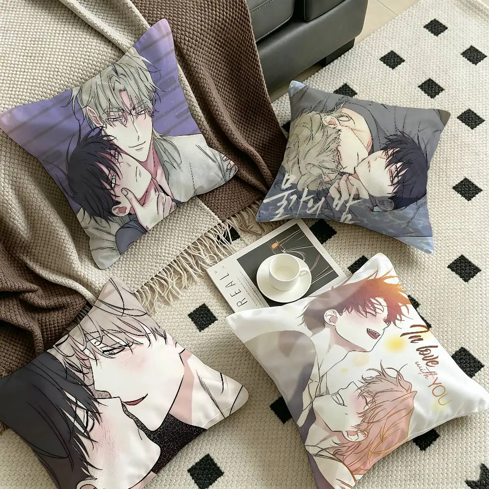 Low Tide In Twilight Anime Pillow Gift Home Office Decoration Bedroom Sofa Car Cushion Cover case 45x45
