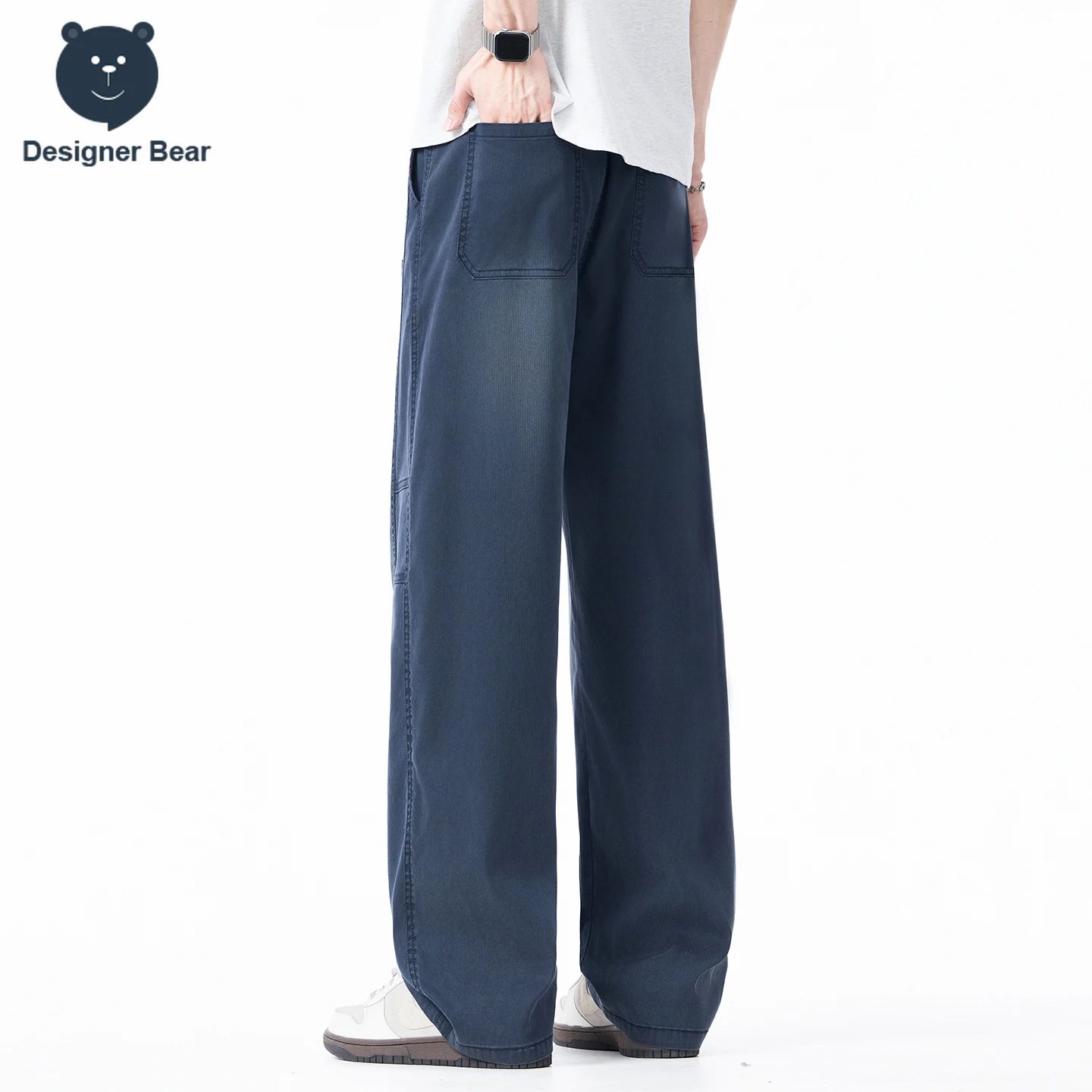 กางเกงขายาวผู้ชายทรงหลวมสไตล์ล - Streetwear Brand Designs บทวิจารณ์และราคา