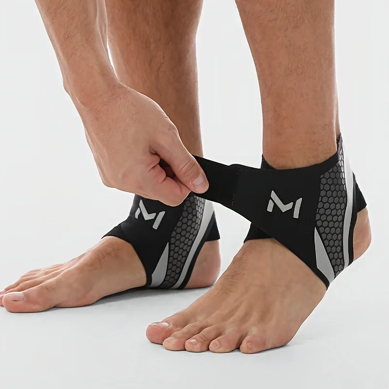 2/1 Piece Professional Ankle Brace - Lightweight Compression Design - Thin and Breathable, Does Not Stuffy the Foot - Provides Stable Support during Exercise, Reduces the Risk of Sprains, Suitable for Basketball, Runni